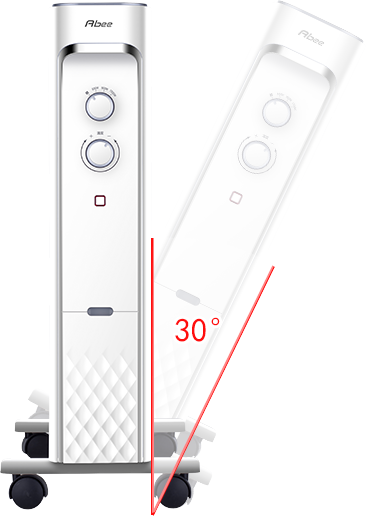 傾倒自動斷電與過熱自動降溫雙重安全機制，居家使用最安心